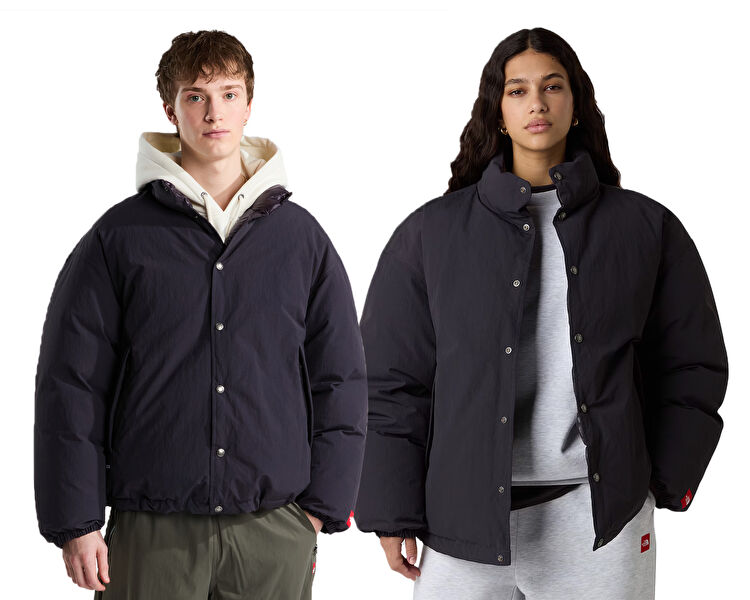 M TNF RED BOX DOWN JACKET