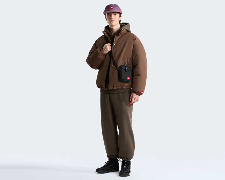 M TNF RED BOX DOWN JACKET