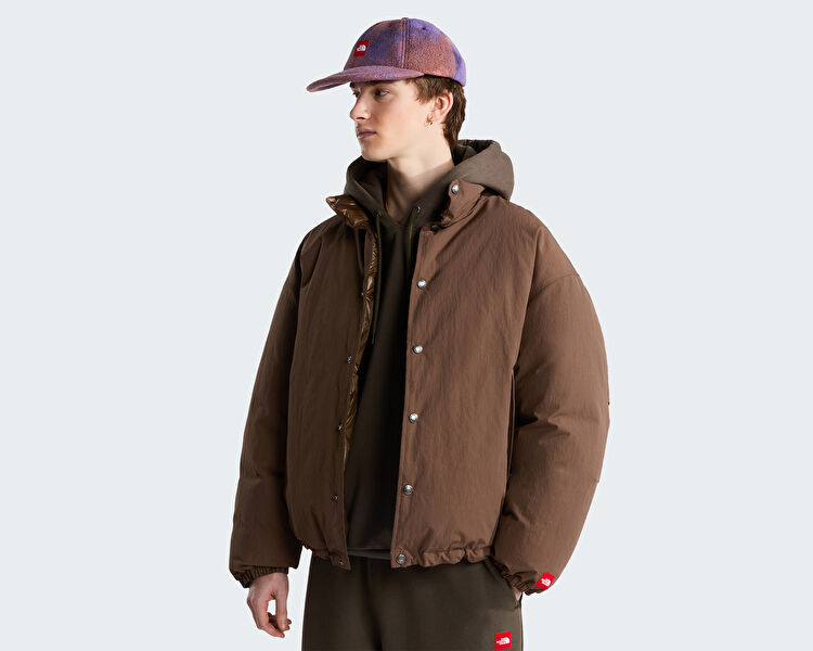 M TNF RED BOX DOWN JACKET