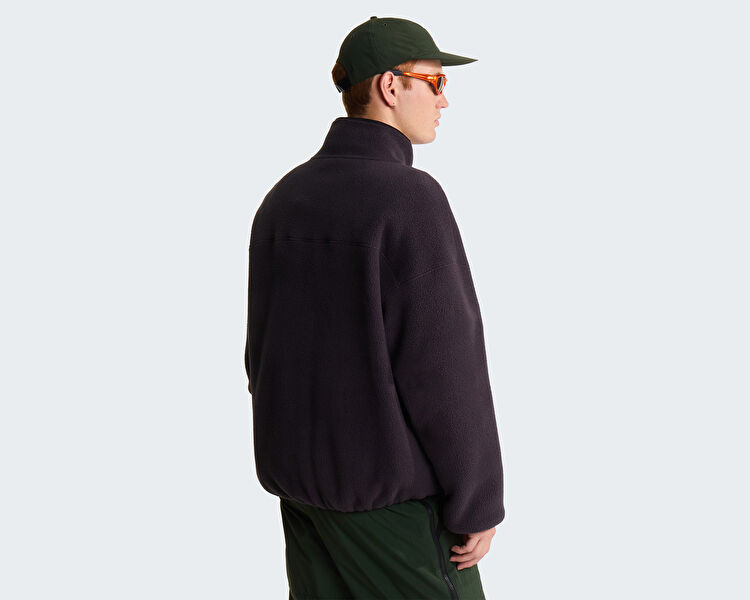 M TNF RED BOX 1/2 ZIP FLEECE