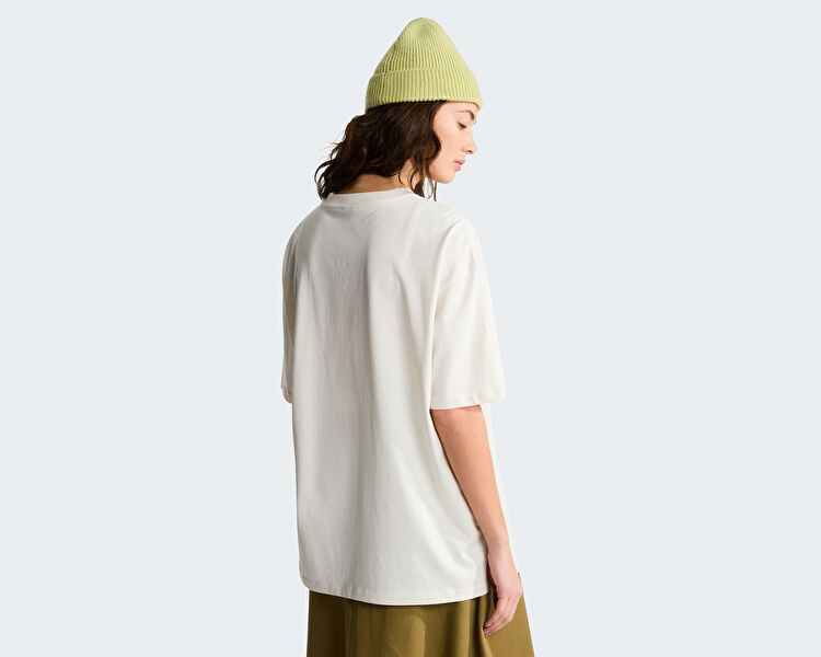 W TNF ESSENTIAL SIMPLE DOME OS SS TEE