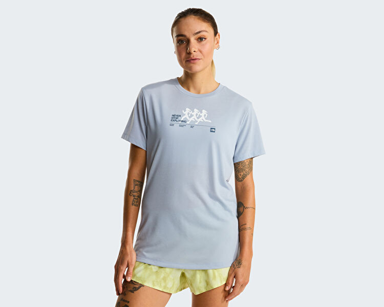 W BITMAP SILHOUETTE SHORT SLEEVES TEE-GR