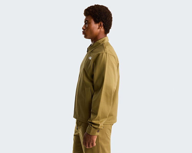 M TWILL COLLARED JACKET