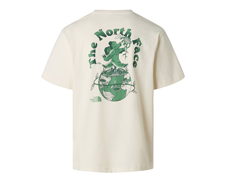 THE NORTH FACE Erkek M RETRO EARTH RELAXED SHORT SLEEVE TEE-G Bej