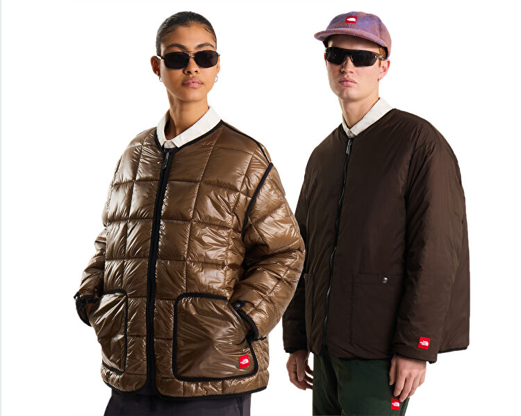 M TNF RED BOX LINER JACKET