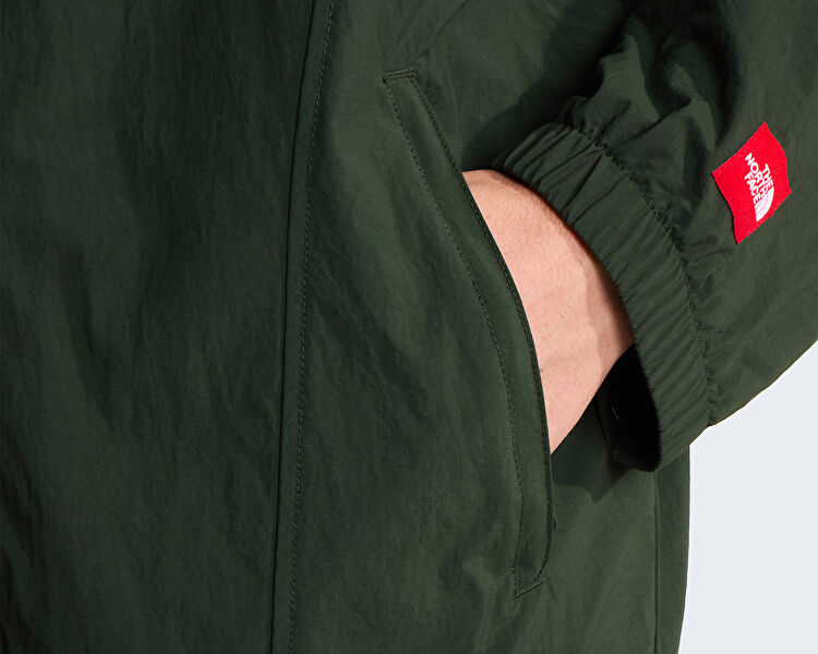 M TNF RED BOX NYLON FLEECE LINED JACKET