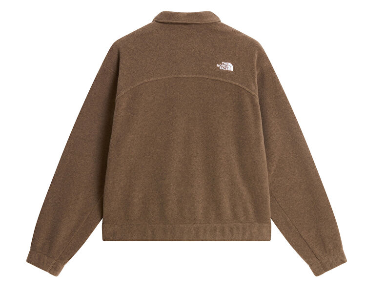 W FLEECE COLLARED JACKET