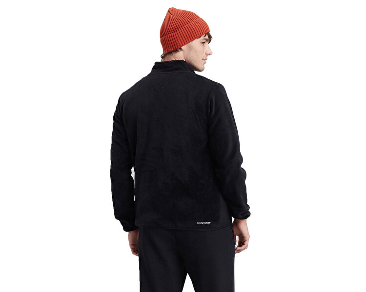 Skechers Erkek M Turtle Neck Full Zip Polar Siyah S212171-001