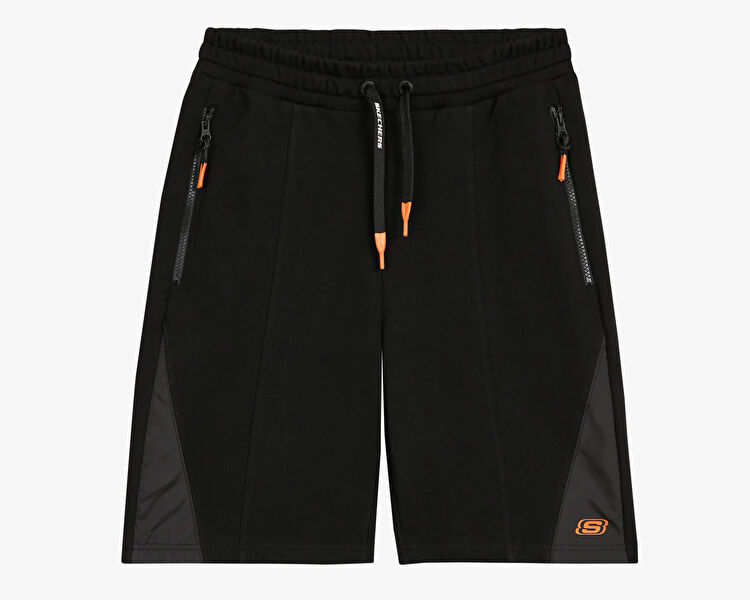 M Lw Fleece Color Block 7inch Short